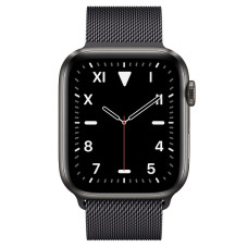 ساعت هوشمند اپل واچ سری 5 (GPS) مدل 44 میلی متری با با بند ورزشی Loop و بدنه آلومینیومی خاکستری 